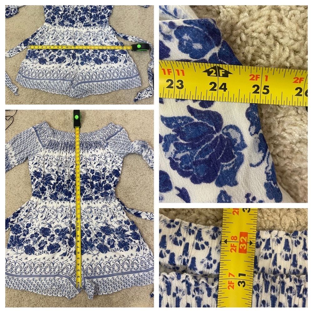Anthropologie by Anthropologie Clemente Off-The-Shoulder Romper - Picture 8 of 10